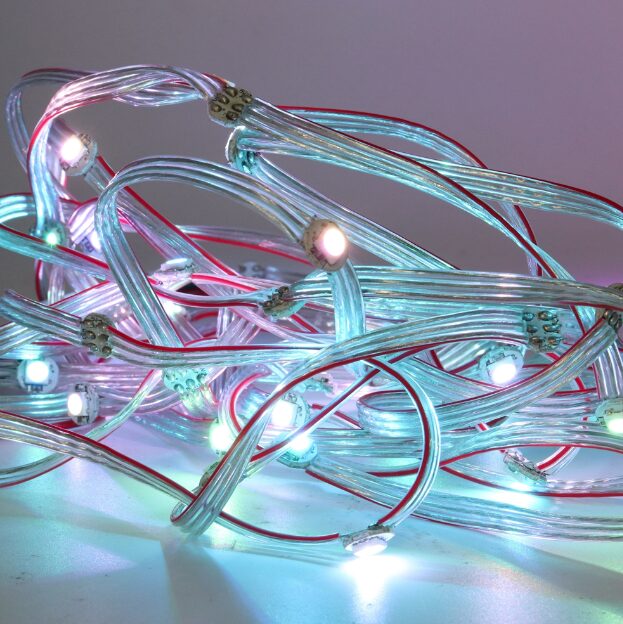 WS2812B Flexible RGB LED Strip – Sewable, 10 or 25 LEDs | Tinker Tailor
