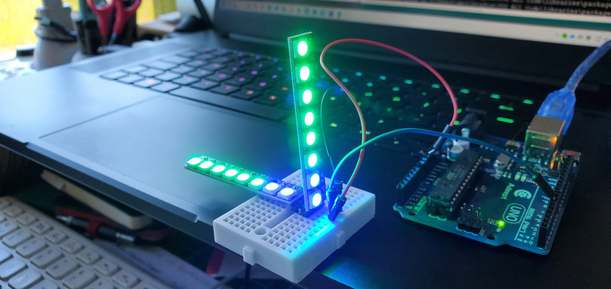 Whoa NEO TESTER! Get Your Prototyping On with Our Unique Mini 8 RGB LED Circuit Board Strip! image 2