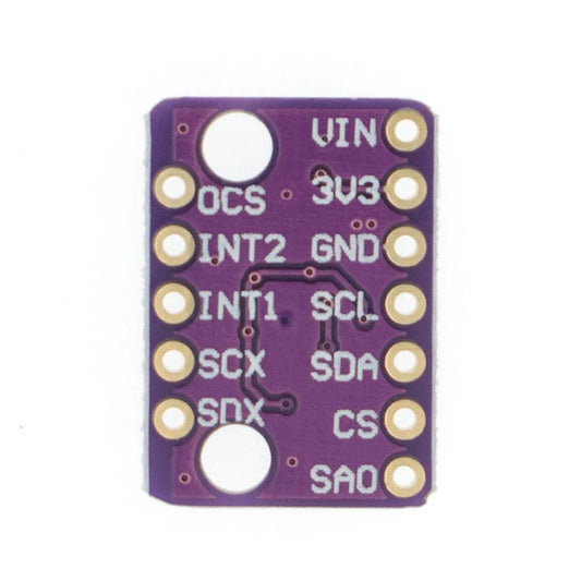 BMI160 IMU board pin labels