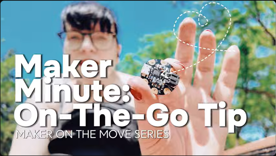 Portable maker toolkit with electronics components and crafting supplies