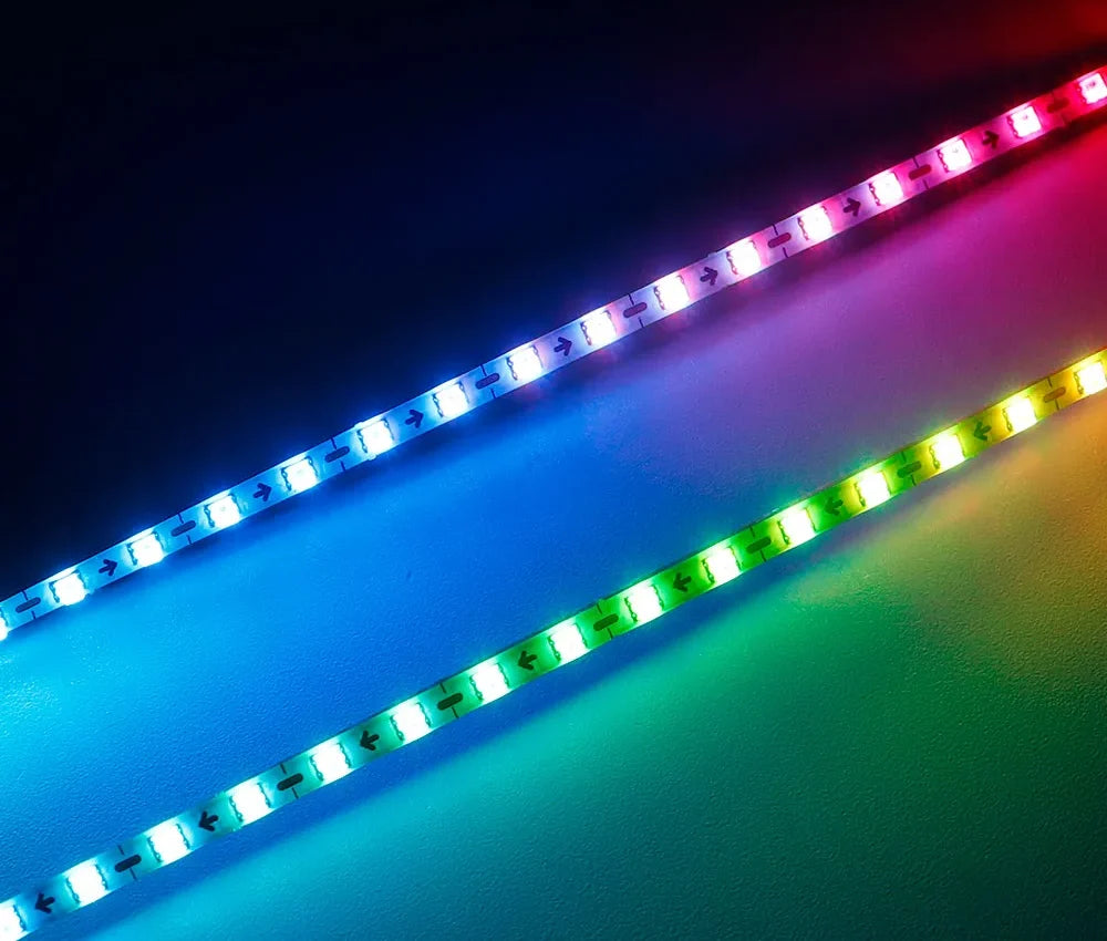 Ultra-Narrow WS2812 Smart Digital LED Strip – Light Up Your Creations! image 0