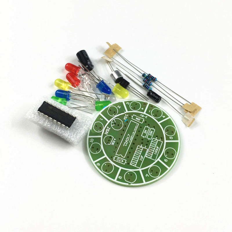 Colorful Voice Control Rotating LED Light Kit image 0