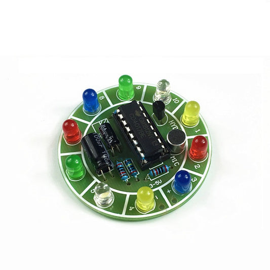 Colorful Voice Control Rotating LED Light Kit image 1