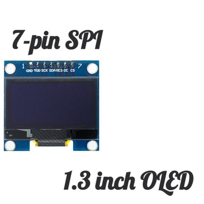 OLED 1.3" SPI White or Blue image 2