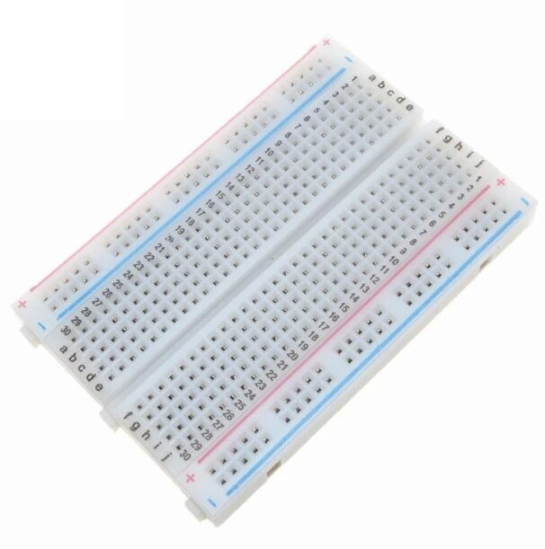 Breadboard half size - Build, Test, Create! (White or Clear) image 1