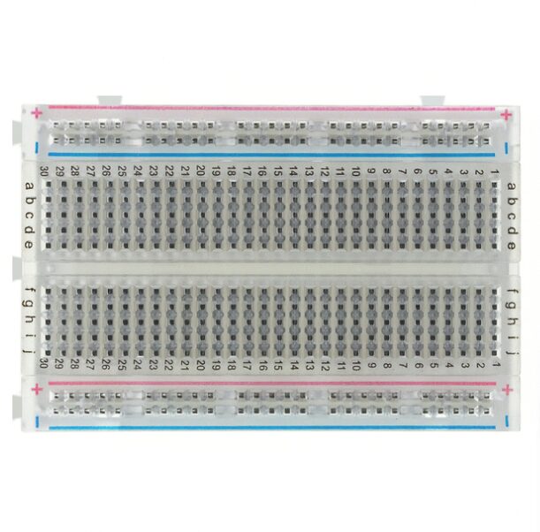 Breadboard half size - Build, Test, Create! (White or Clear) image 3