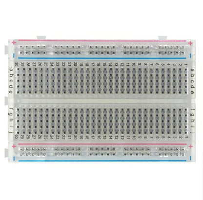 Breadboard half size - Build, Test, Create! (White or Clear) image 3