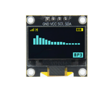 Yellow and Blue OLED 0.96" image 1