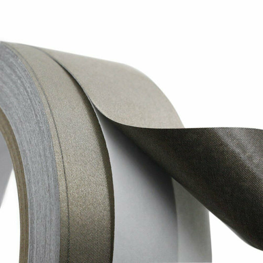 Nickel Conductive Tape 2" wide, 1/2m lengths image 1