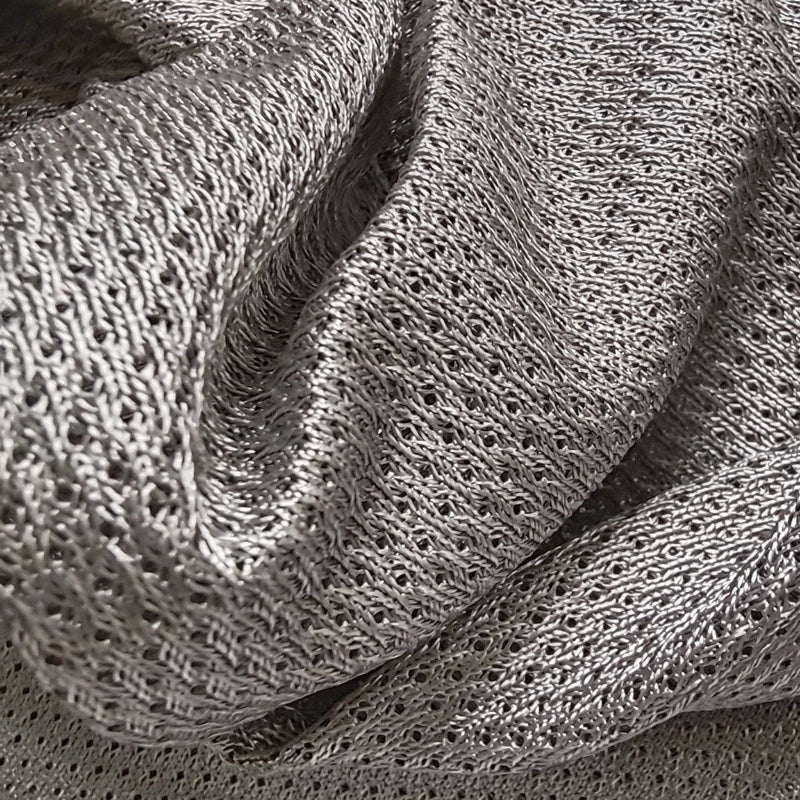 Breathable Mesh Silver Fibre Conductive Fabric 24 x 24cm image 0