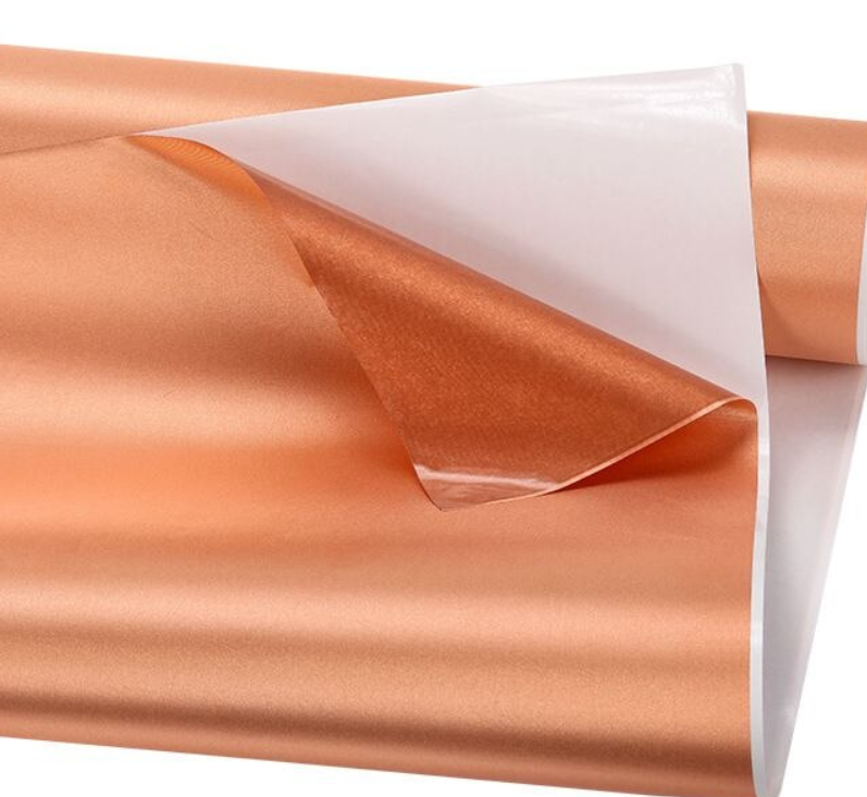 Copper Conductive fabric adhesive backing image 0
