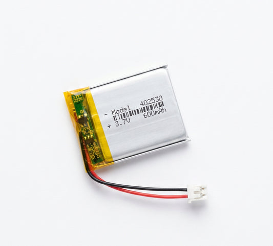 3.7V 600mAh LiPo battery with bare wires, photo 2