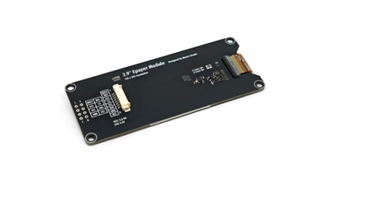 Electronic component on a white background
