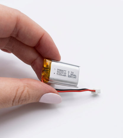 3.7V 500mAh LiPo battery with JST connector, photo 1