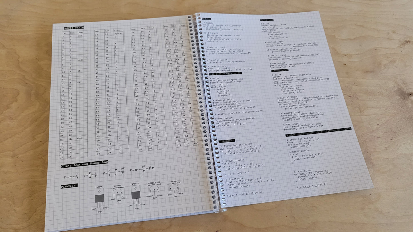 Electronics Notebook from Monk Makes image 2