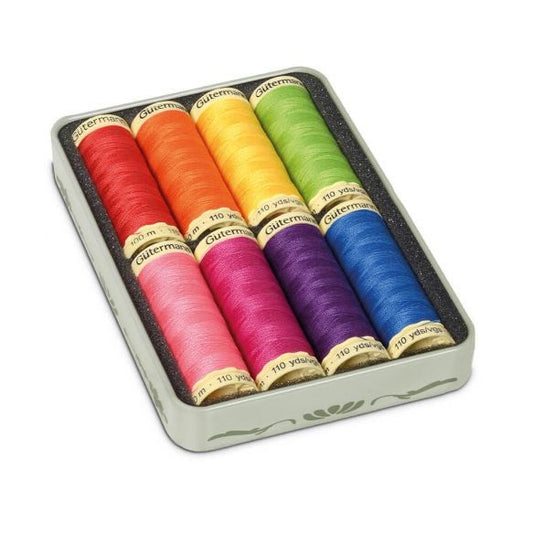 Gutermann Vintage Tin Thread set: bright image 0