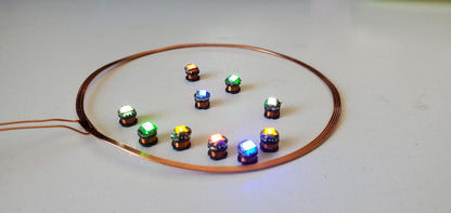 Small Inductive Coil & 10 Wireless LEDs - 5V image 2