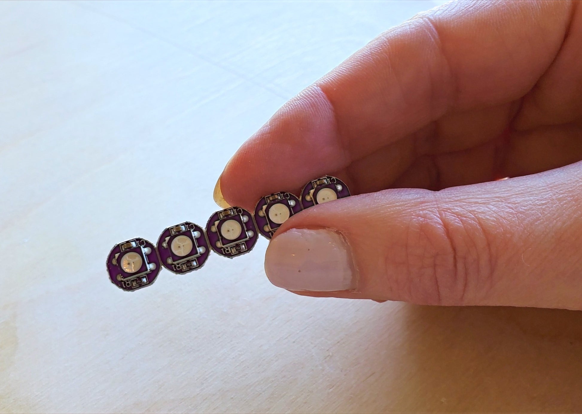 RGB LED Button Chip Addressable image 1