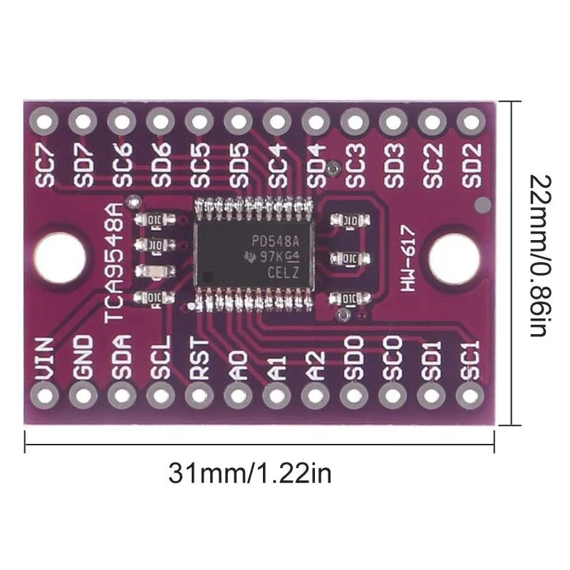 I2C 8-channel IIC Multi-channel Multiplexer Breakout image 1