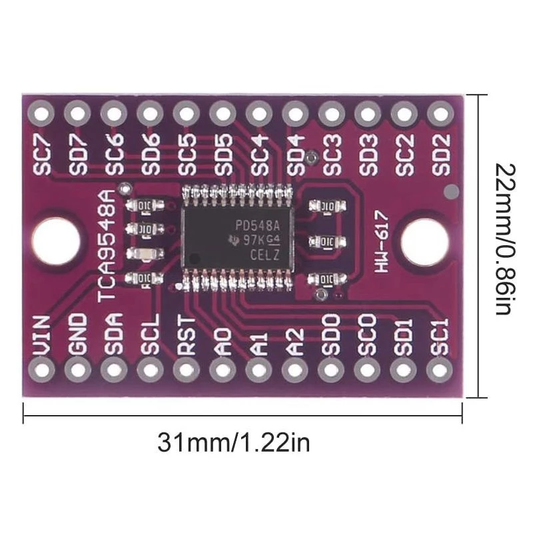 I2C 8-channel IIC Multi-channel Multiplexer Breakout image 1