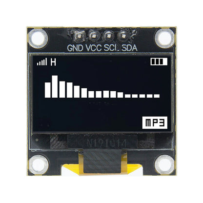 Black Circuit White OLED 0.96" image 0