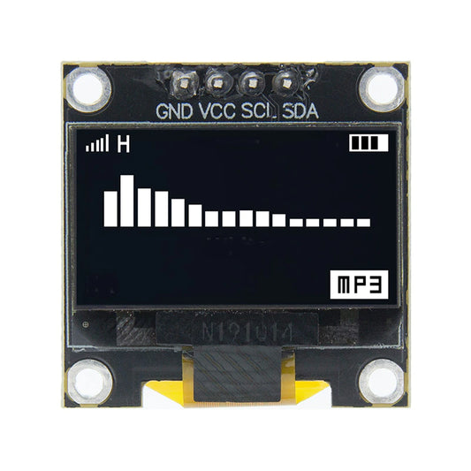 Black Circuit White OLED 0.96" image 0