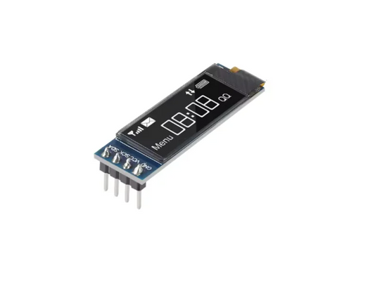 OLED Digital display module on a white background