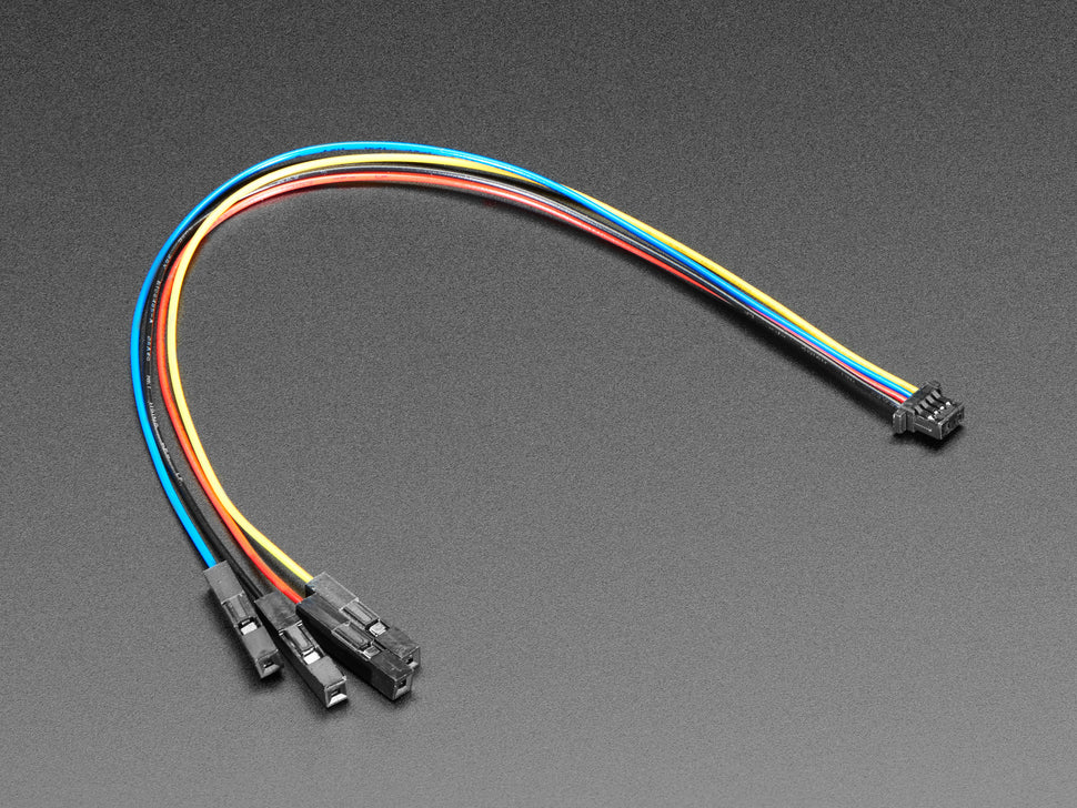 STEMMA QT / Qwiic JST SH 4-pin Cable with Premium Female Sockets image 0