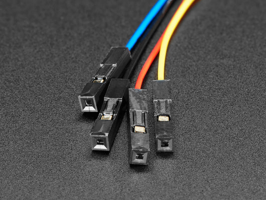 STEMMA QT / Qwiic JST SH 4-pin Cable with Premium Female Sockets image 1