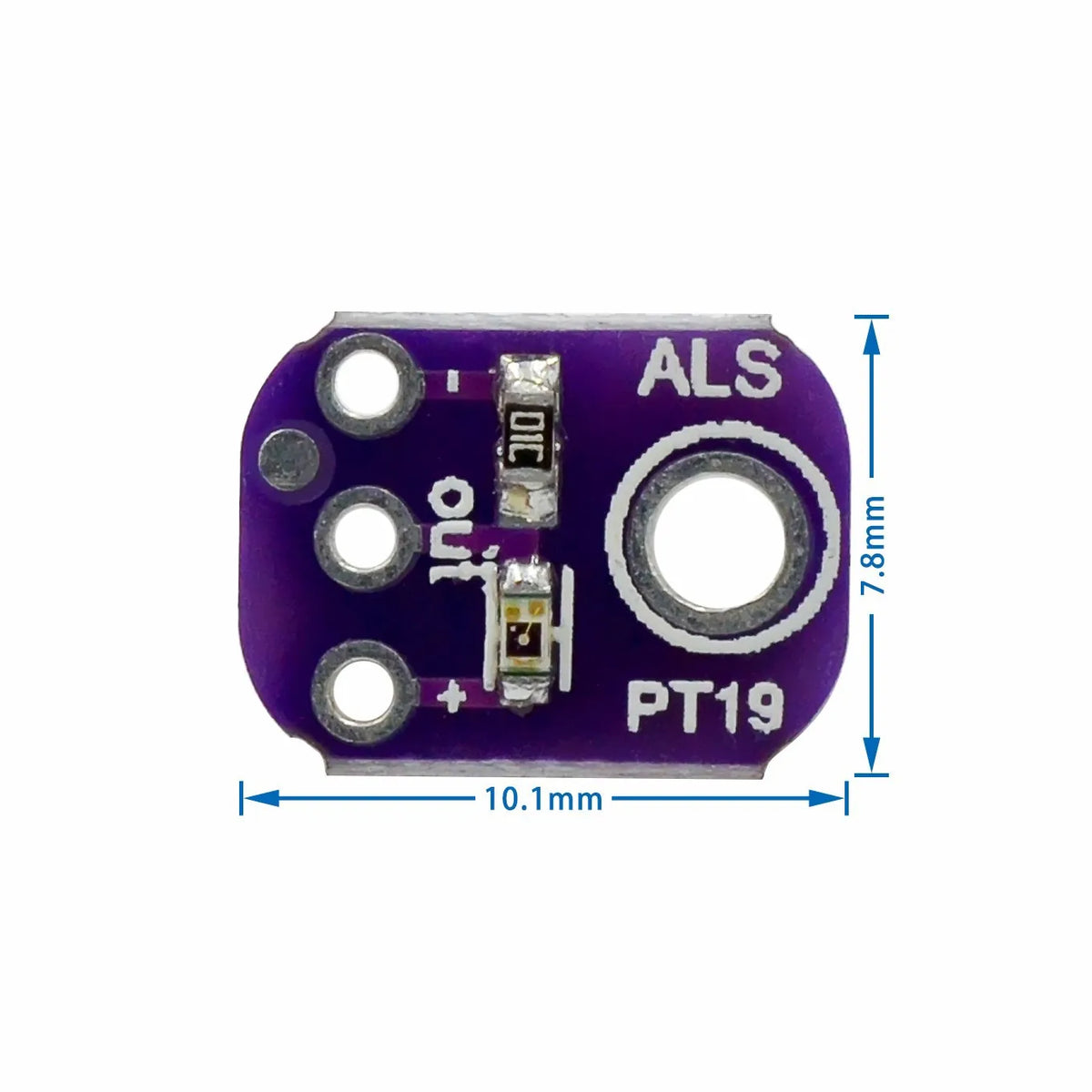 ALS-PT19 board dimensions