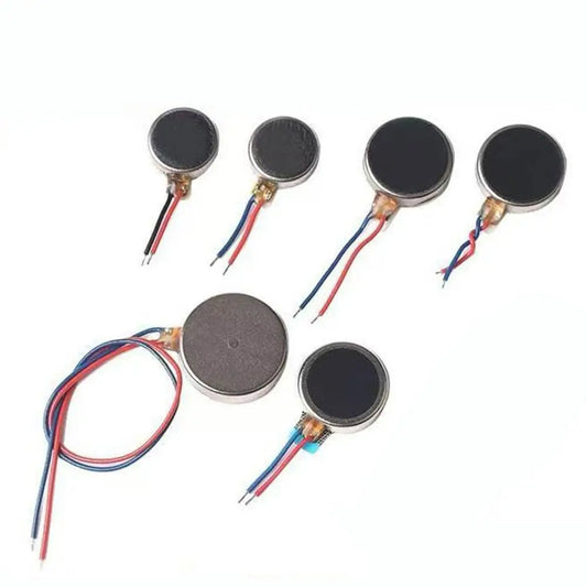 Coin vibration motors in several sizes