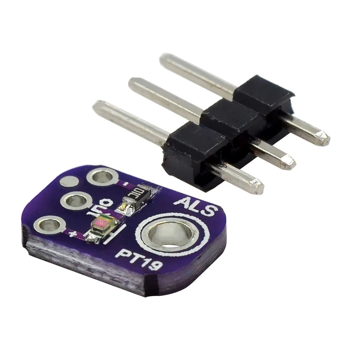 ALS-PT19 light sensor breakout angled view