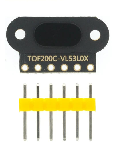Time-of-flight sensor modules with header pins