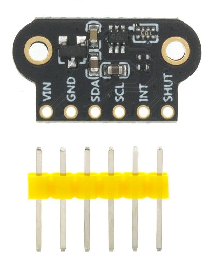 TOF sensor module back and pins