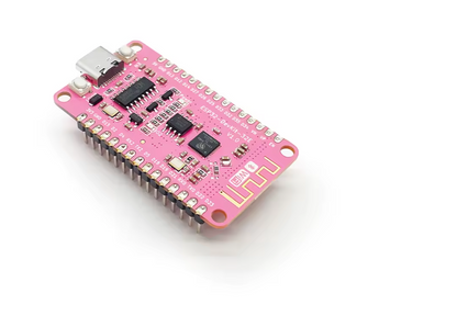 Pink ESP32-WROOM-32E Development Board 30-Pin (USB-C)