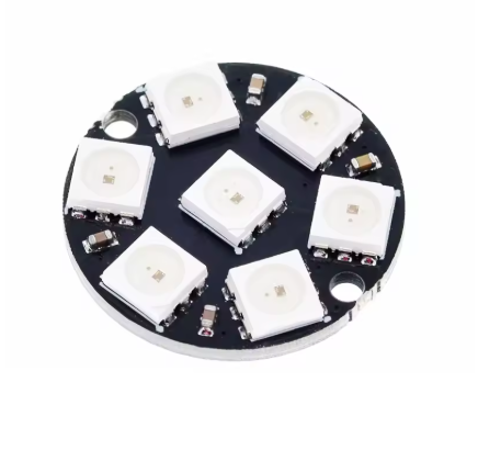 7-LED RGB Circuit Ring – WS2812B