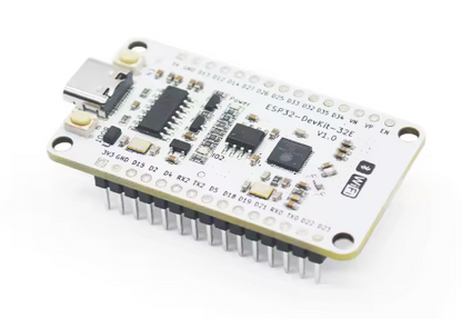 White ESP32-WROOM-32E Development Board 30-Pin (USB-C)