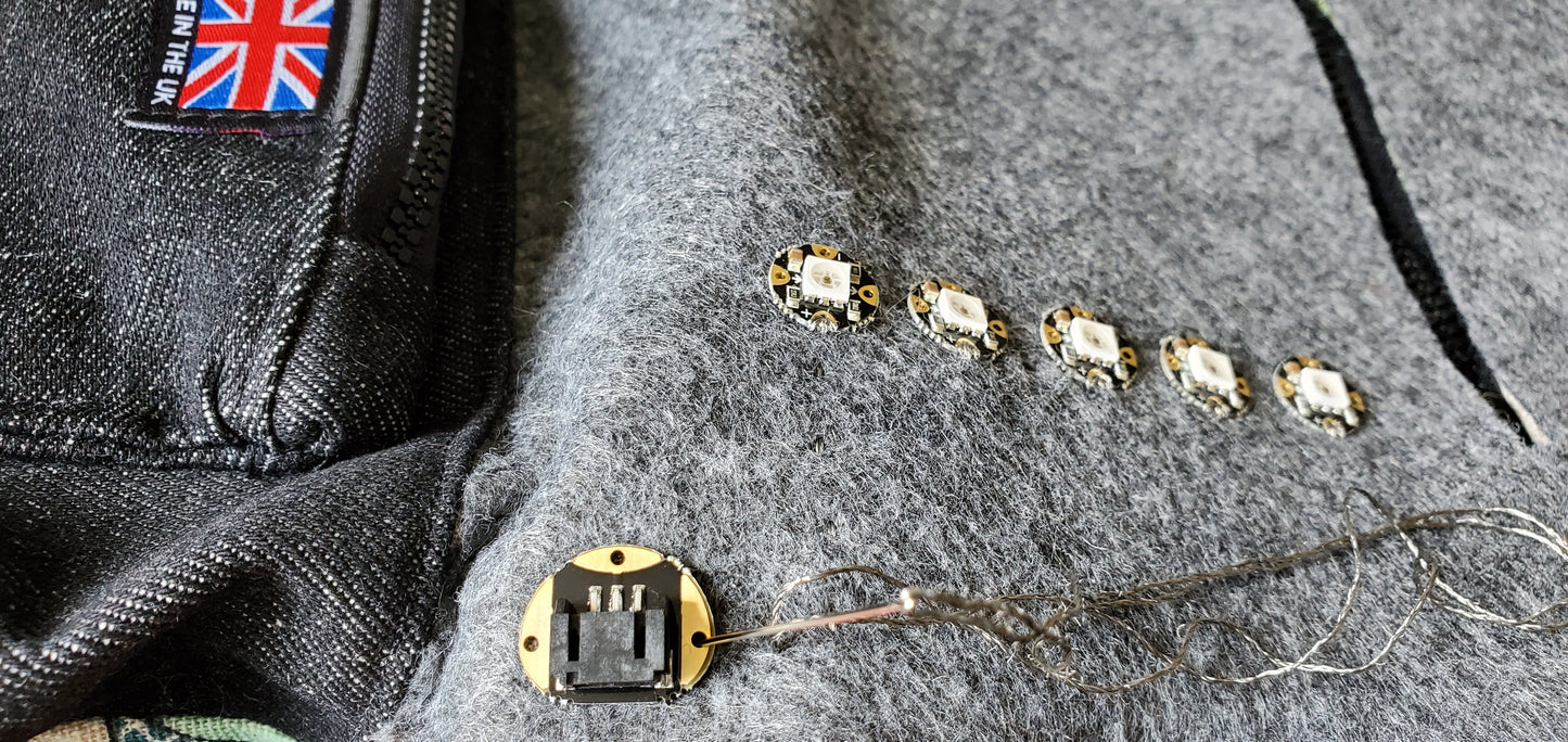 Flora Sewable 3-Pin JST Wiring Adapter image 7