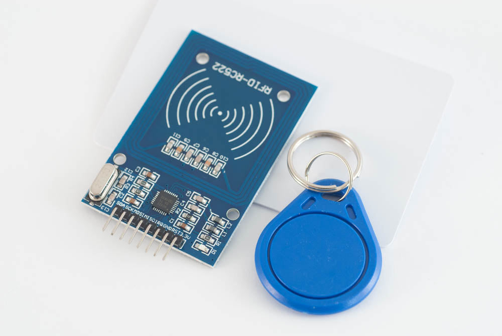 RFID RC522 board and tags image 9
