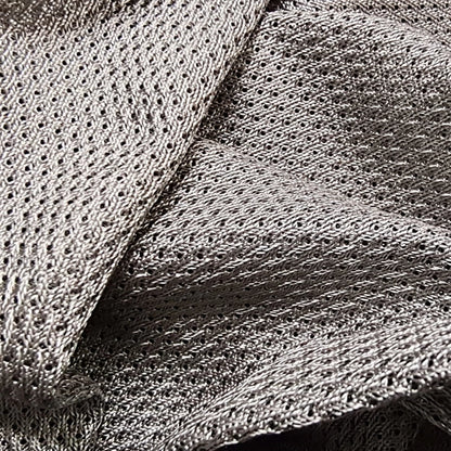 Breathable Mesh Silver Fibre Conductive Fabric 24 x 24cm image 2