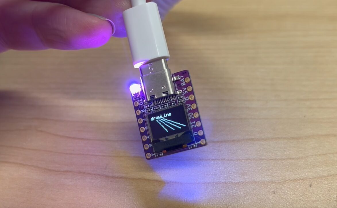 ESP32 C3 with 0.42 inch screen image 0