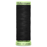 Black Gutermann Top Stitch Thread 30m image 0