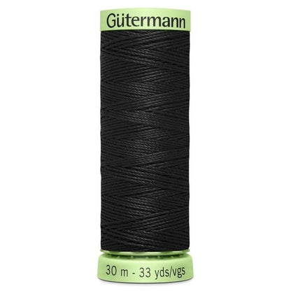 Black Gutermann Top Stitch Thread 30m image 0