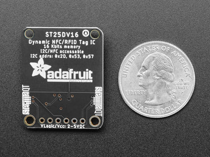 Adafruit RFID tag:  ST25DV16K I2C EEPROM Breakout image 2