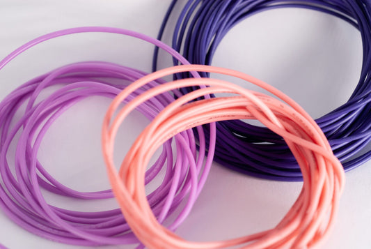 Purple soft Silicone wire 22 AWG image 1