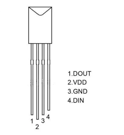 WS2812D 4-pin LEDs image 2