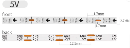 Ultra-Narrow WS2812 Smart Digital LED Strip – Light Up Your Creations! image 3