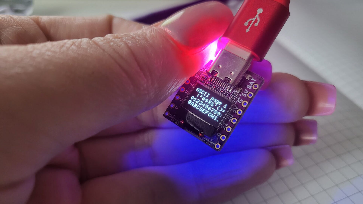 ESP32 C3 with 0.42 inch screen image 1