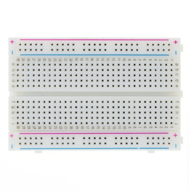 Breadboard half size - Build, Test, Create! (White or Clear) image 0