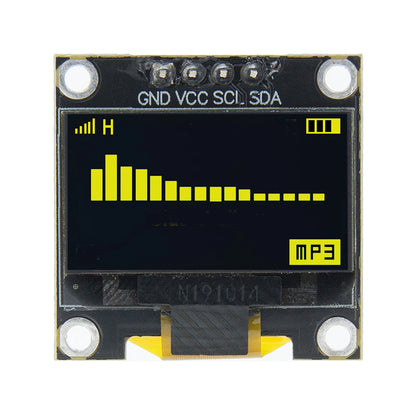 Black Circuit Yellow OLED 0.96" image 4